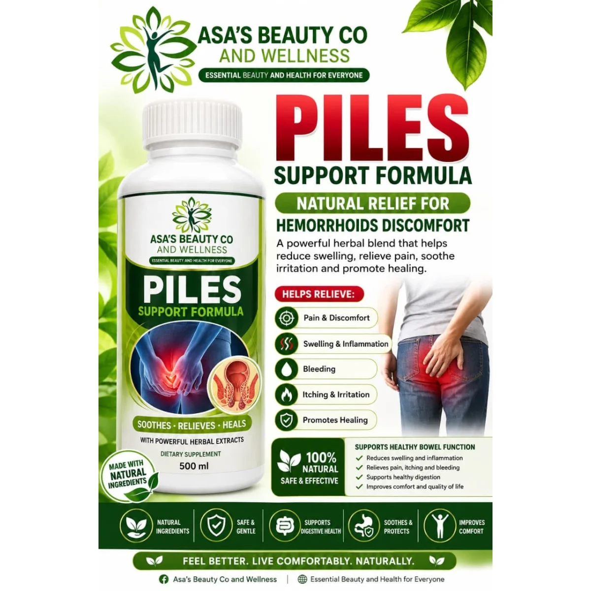 Piles support formula