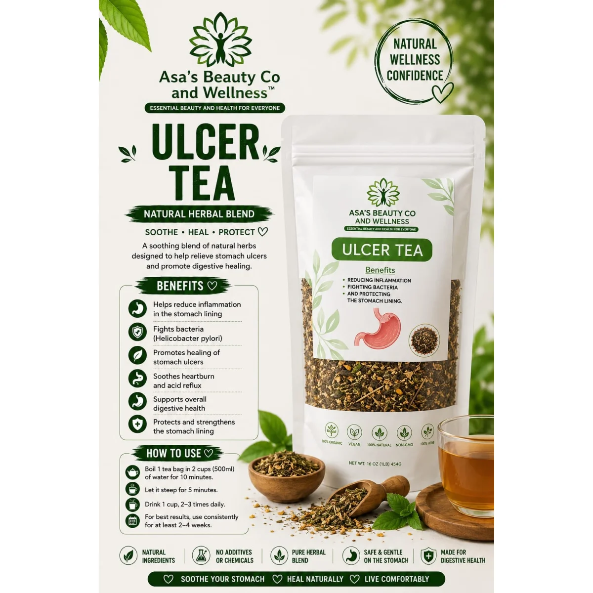 Ulcer relief formula